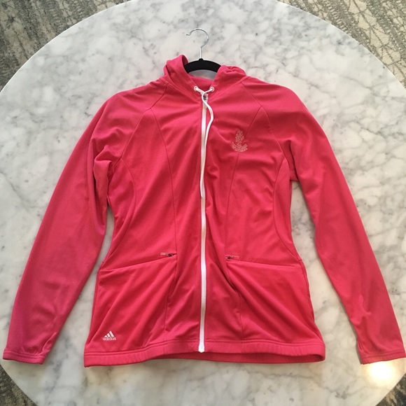 adidas Tops - Pink Adidas zippered hoddie adidas Tops - Pink Adidas zippered hoddie